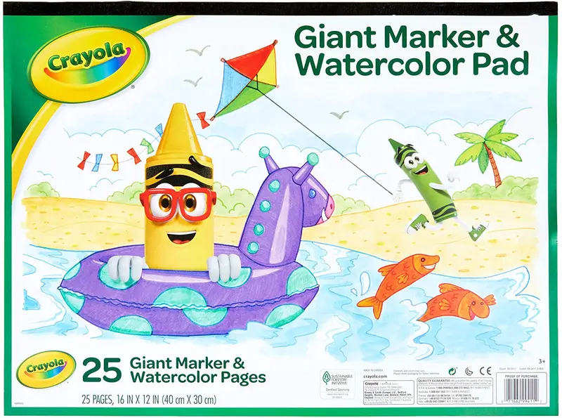 Giant Marker/Watercolor Pad 1