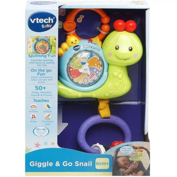 Giggle & Go Snail / Light  & Spin Tug  A Bug 1