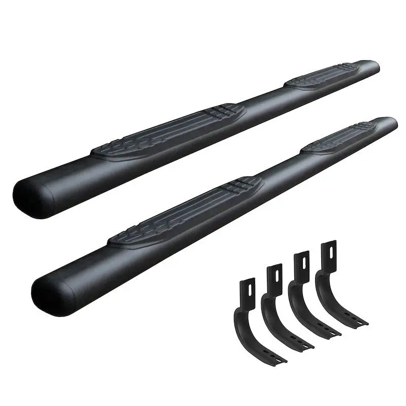 Go Rhino 104404587T - 4" 1000 Series Sidesteps With Mounting Bracket Kit - Textured Black 1