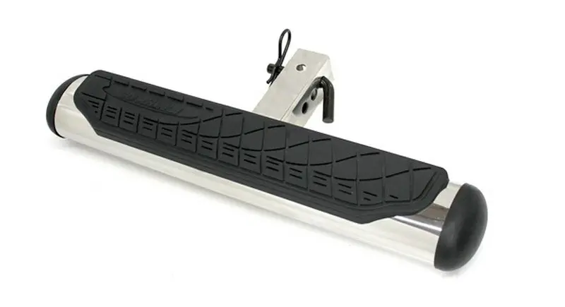 Go Rhino 460Ps - 4" Oval Hitch Step - Polished Stainless Steel 1