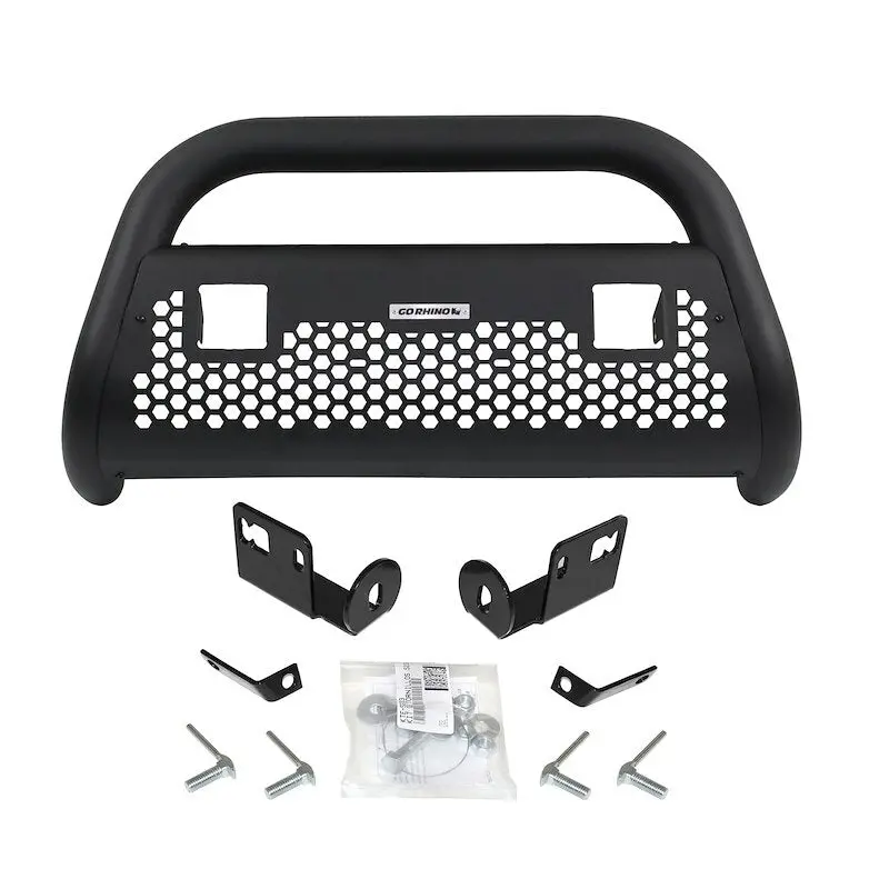 Go Rhino 55292Lt -  Rc2 Lr Bull Bar With Mounting Brackets & Two 3" Cube Lights - Textured Black 1