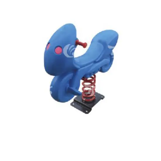 Gold Blue Bike Design Outdoor Seesaw 1