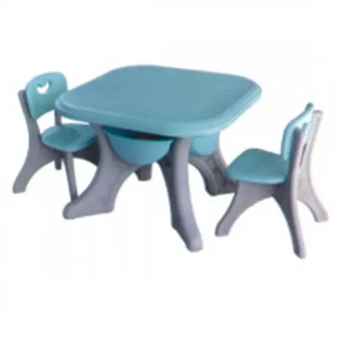 Gold - Kids Chair Table Set For-2 1