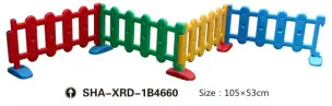 Gold Kids Plastic Fence Toy For Indoor And Outdoor Playground 1