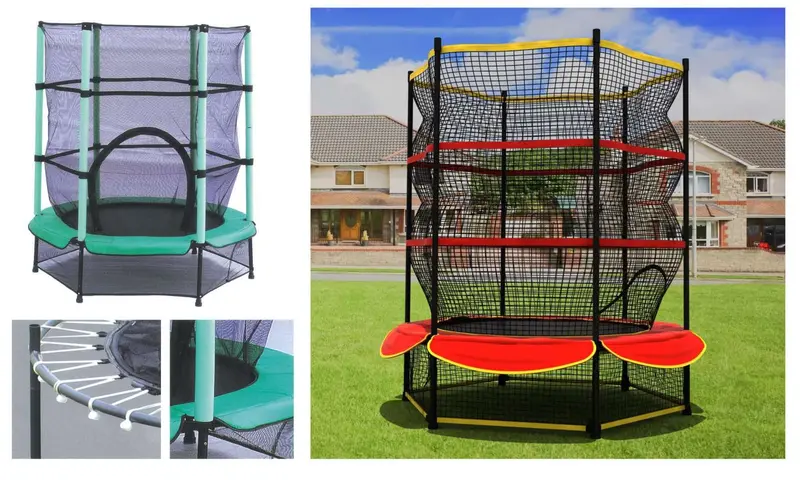 Gold Outdoor Kids Funpro Trampoline 4 Feet 1