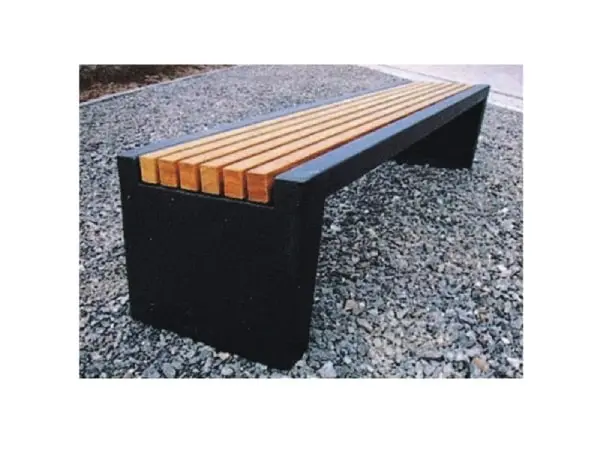 Gold Outdoor Park Type Bench Model 11 1