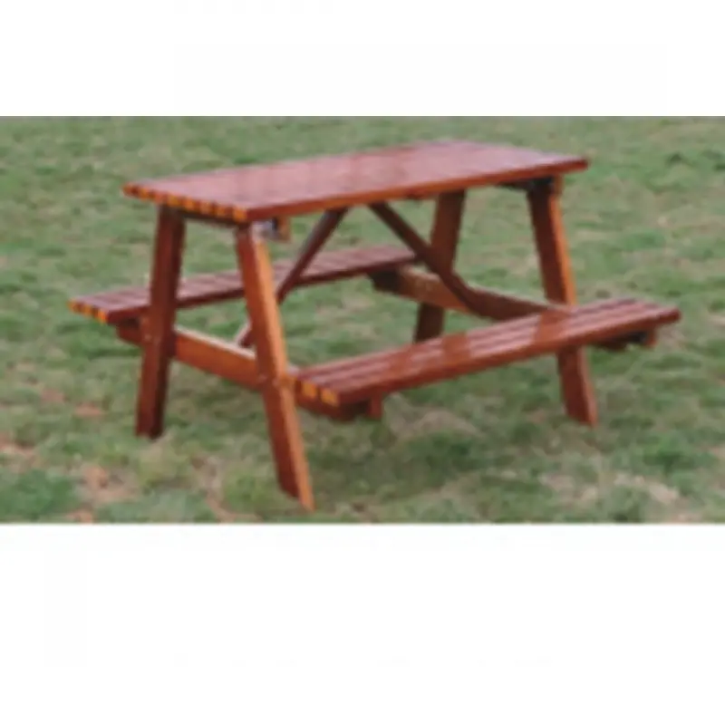 Gold Outdoor Table And Bench- Model 6 1
