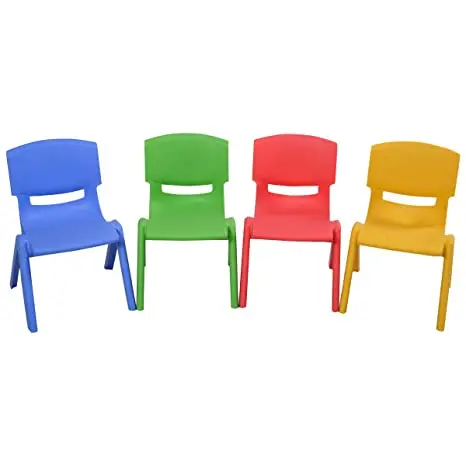 Gold - Plastic Molded Pre-School Chair 1