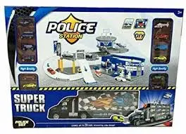 Grand Police Station With Super Truck 1