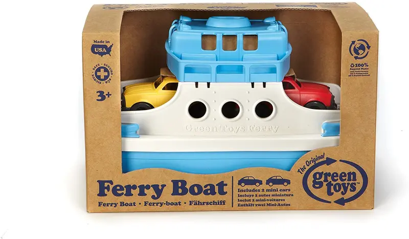 Green Toys Ferry Boat With Fastbacks 1