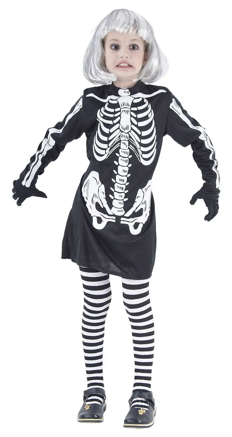 Halloween Skeleton Costume For Girls 1