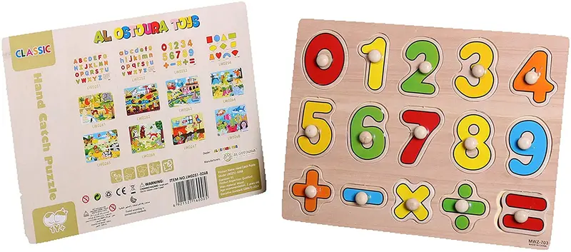 Hand Catch Puzzle-Digit 1