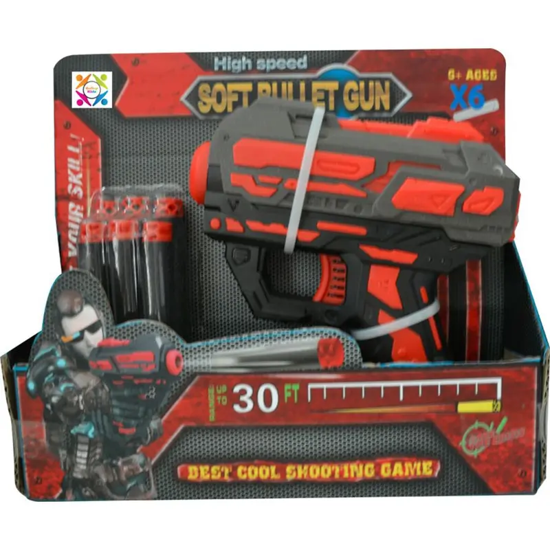 High Speed Pistol Soft Bullet Gun  Roll Up Fj801 1