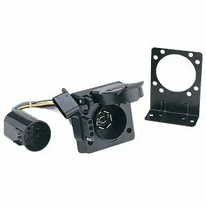 Husky Towing - 13092 4 Way Flat And 7 Rv With Dust Cover/ Cable Ties And Grease Packet 1