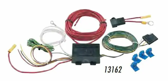 Husky Towing - 13162 Batt Power Adapts Turn & Stop Lights 108" Lgth Inc Lead Wire/Fuse Asm/Ny-Ties 1