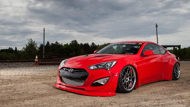 Hyundai Genesis Coupe Air Lift Suspension 1
