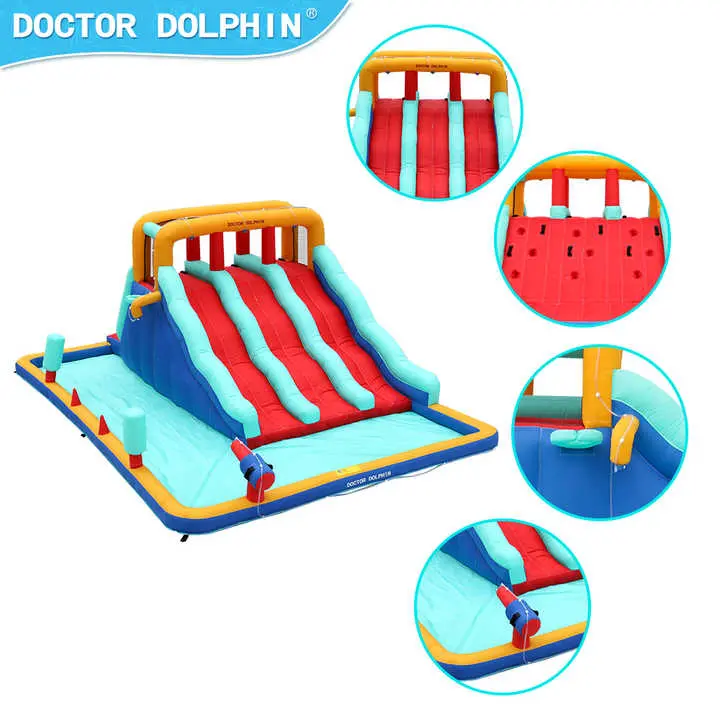 Inflatable Bounce House With Water Slide For Kids – Home Use Jumping Castle Combo For Backyard Parties And Outdoor Fun (580X400x220 Cm) 1