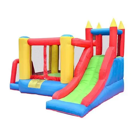 Inflatable Outdoor Pencil Bounce Hut And Slide 1