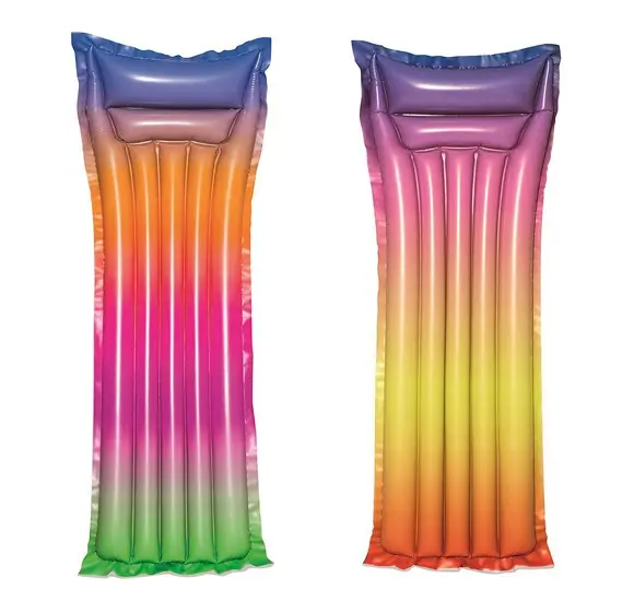 Inflatable Rainbow Pool Mat 1