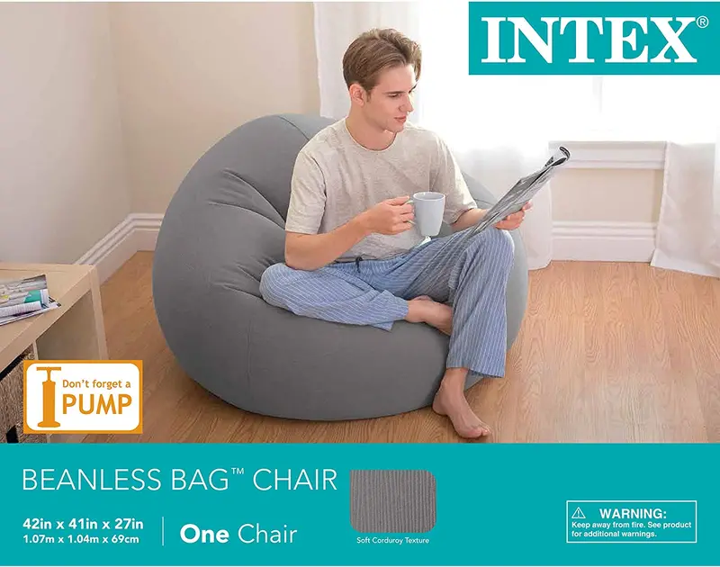 Intex Beanless Bag Chair Asst 1