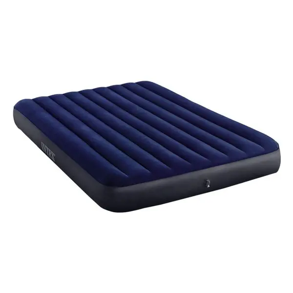 Intex Durabeam Queen Classic Downy Airbed W/ Hand Pump(152X203x25) 1