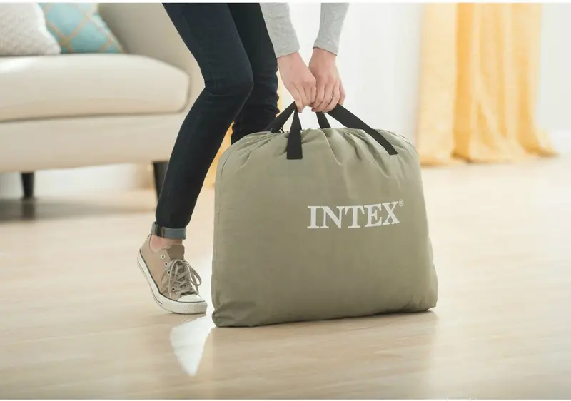Intex Durabeam Queen Comfort Plush Airbed W/E.Pump(152X203x56) 1