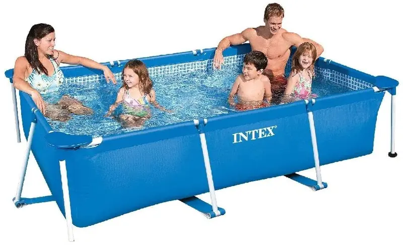 Intex Rect.Frame  Pool W/O Pump(2.2X1.5X.6) 1