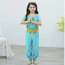 Jasmine Princess Aladdin Girls Costume 1
