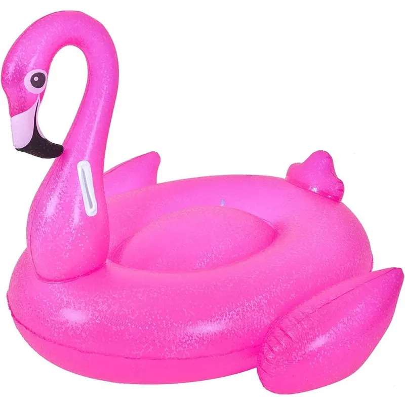 Ji Long Mosaic Flamingo Rider Inflatable Flamingo Ride On Swimming Pool Toy For Kids 1