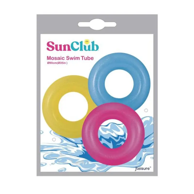 Ji Long Sun Club Mosaic Swim Tube Outdoor Inflatable Water Sports 1