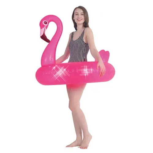 Jilong Mosaic Flamingo Pink Inflatable Pool Tube 1