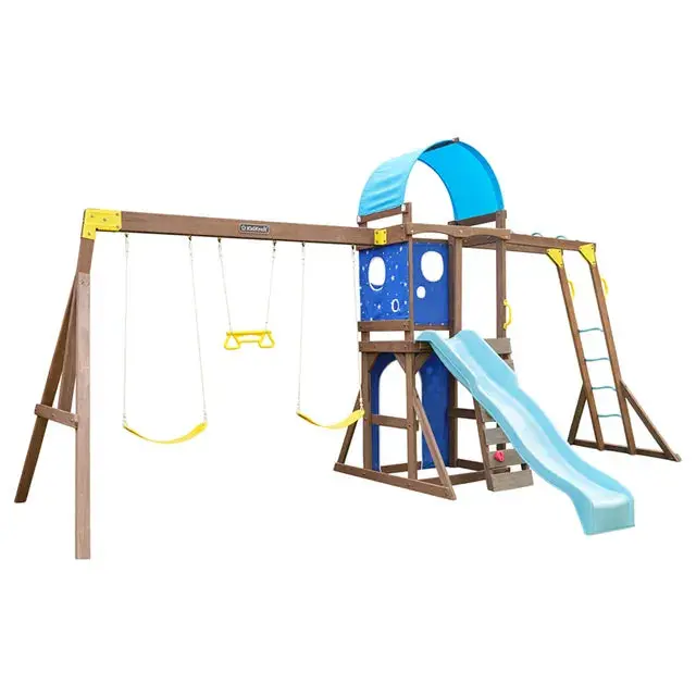 Kidkraft - Overlook Challenge Wooden Swing Playset 1
