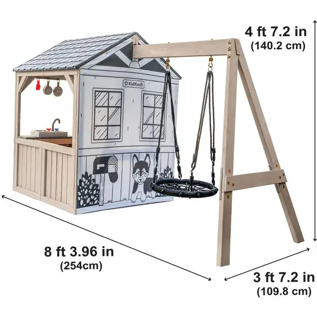 Kidkraft - Savannah Swing Playhouse 1