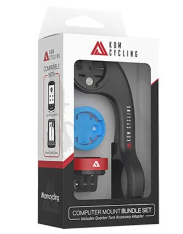 Kom Universal Garmin/Wahoo + Gopro Bundle In Black 1