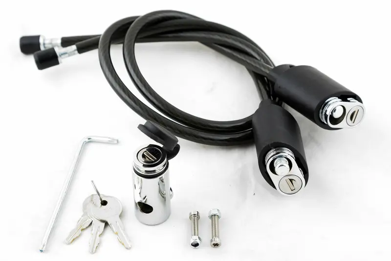 Kuat - Transfer - Cable Lock Kit With Locking Hitch Pin - Double 1