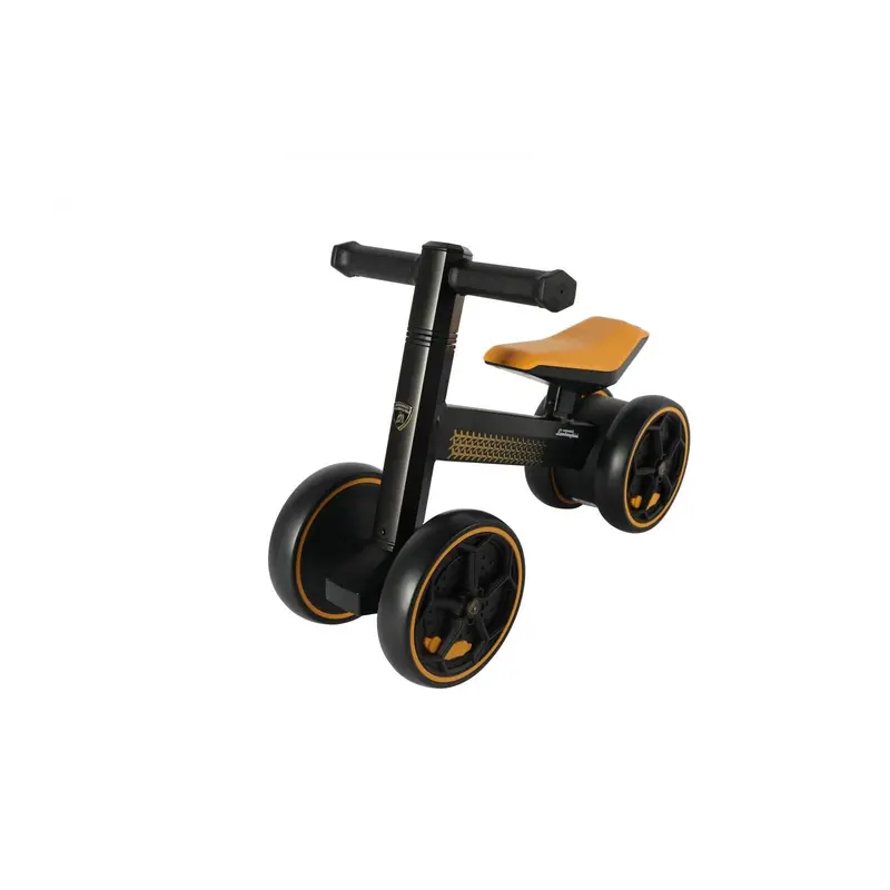 Lamborghini Aluminum Alloy Children's  Four Wheel Balanced Sliding Bicycle Yellow Black 1