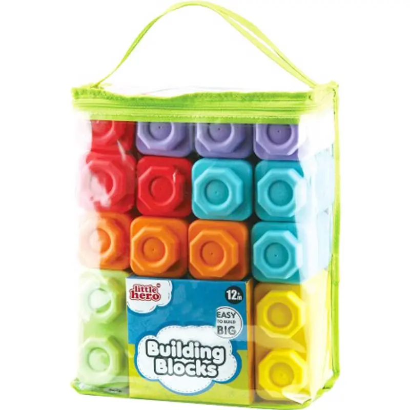 Little Hero Building Blocks Multicolour- 30 Pieces 1