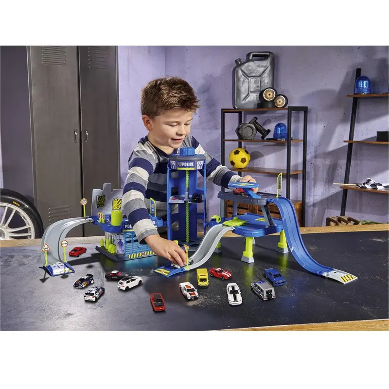 Majorette - Creatix Police Playset+5 Vehicles 1