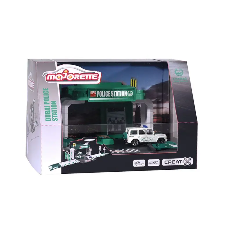 Majorette - Dubai Police Station W/ 1 Car 1