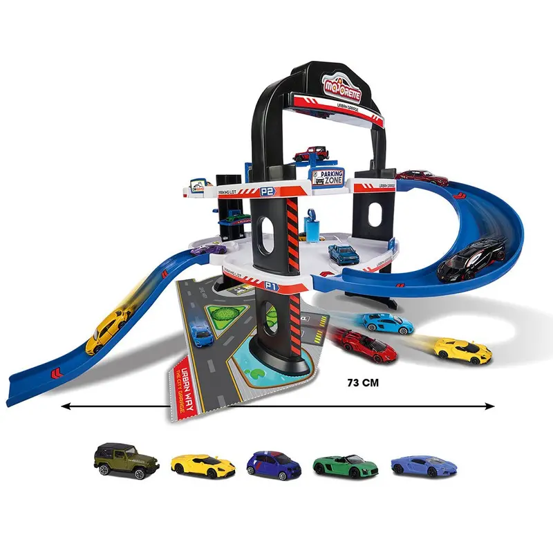 Majorette - Urban Garage + 5 Cars 1