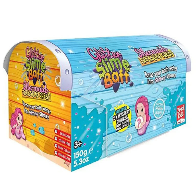 Mermaid Treasure Chest Box Aqua Blue 1