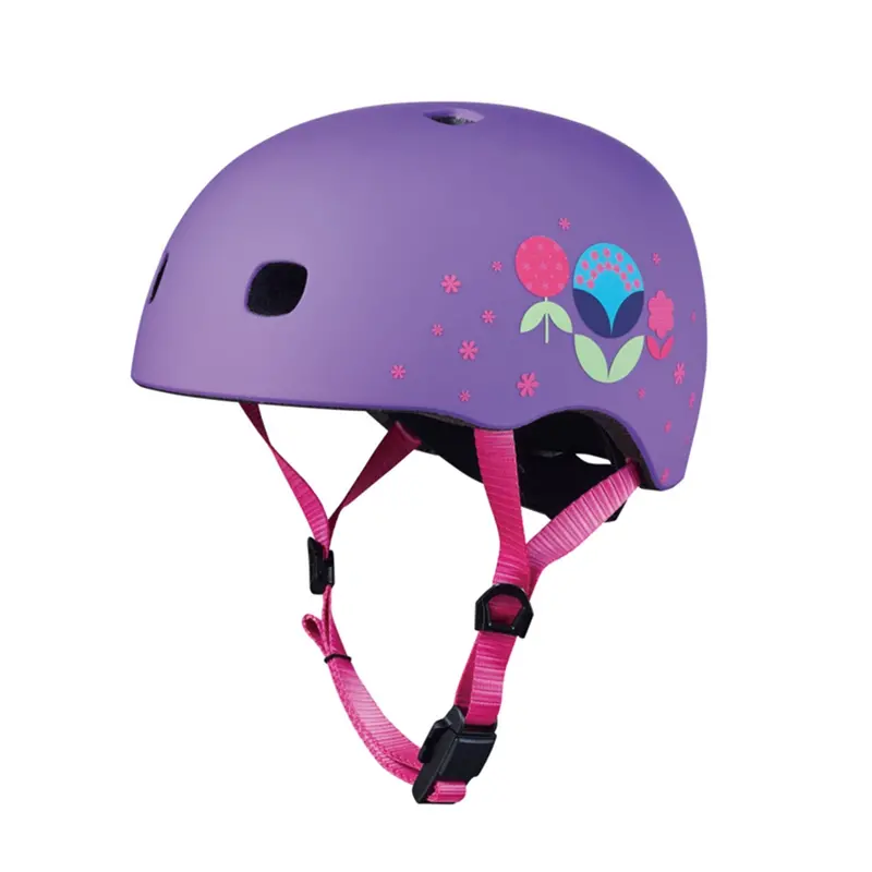 Micro Pc Helmet Floral Purple M 1