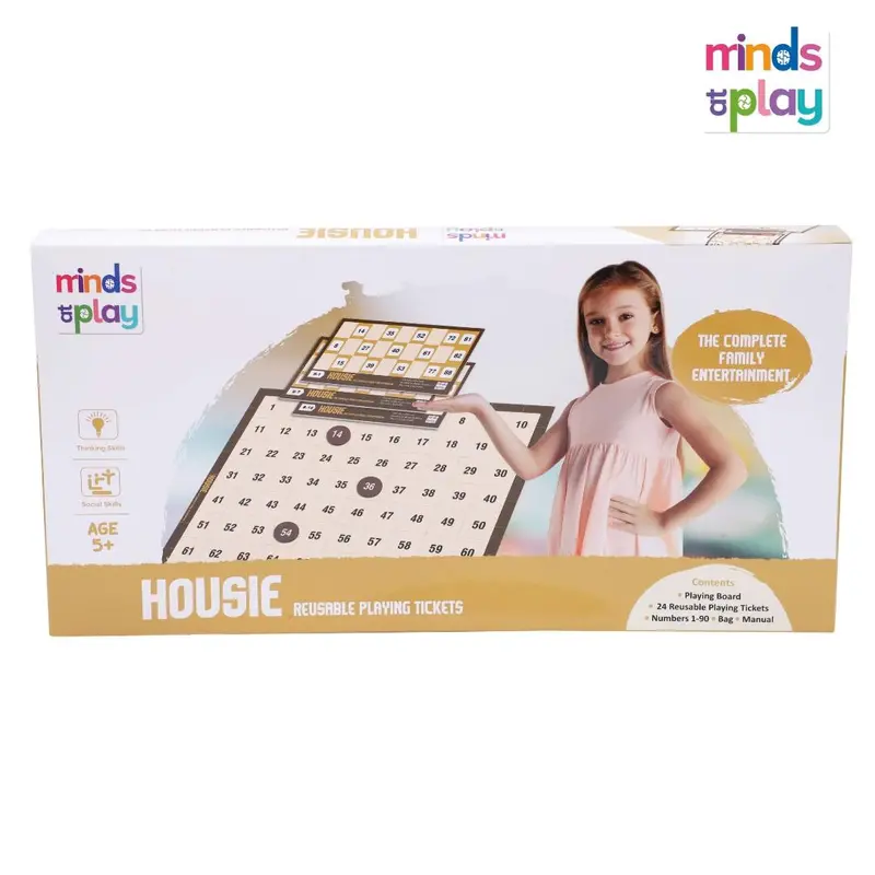 Minds At Play Housie Game Board Set For Kids 1