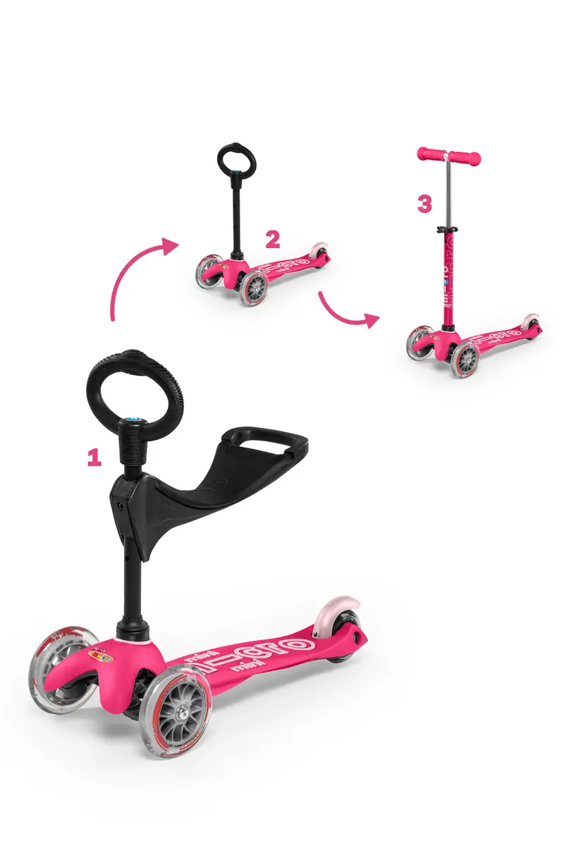 Mini Micro 3In1 Deluxe Pink 1