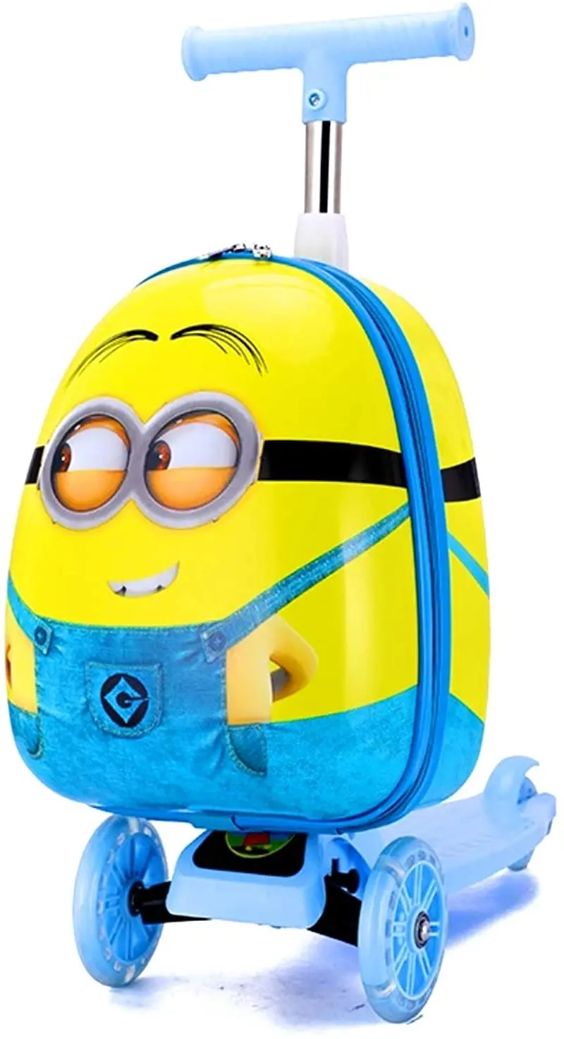 Minion Scooter Luggage Suitcase 1