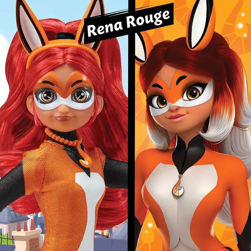 Miraculous  - Heroez Fashion Doll  - Rena Rouge 1