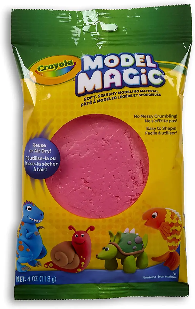Model Magic, 4-Oz. Pouch - Raspberry 1
