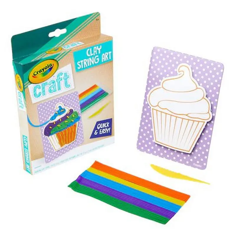 Modeling Clay String Art,Cupcake 1