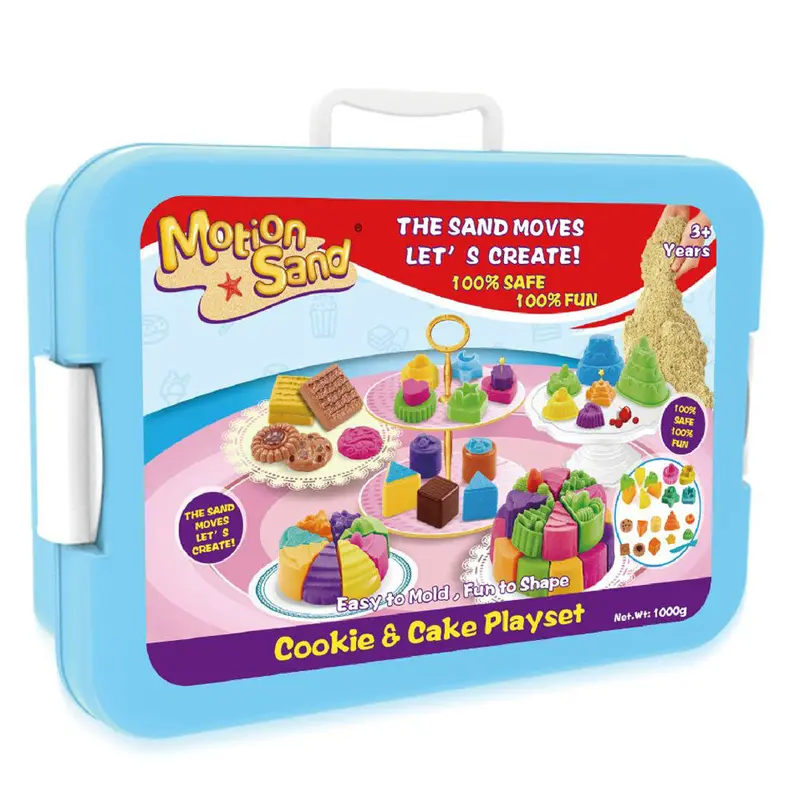 Motion Sand Deluxe Bucket Cookie & Cake Playset 1