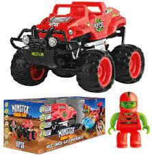 Msu Monster Smash Ups Viper Remote Control Monster Truck With Accessories - Red 1